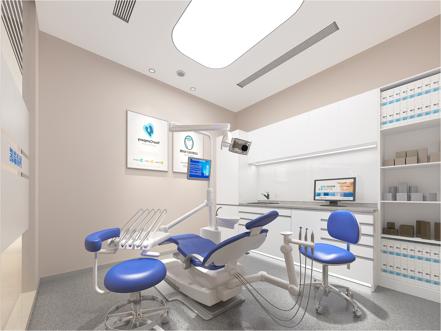 牙科诊所|空间|室内设计|needmadbee - 原创作品 - 站酷 (ZCOOL)